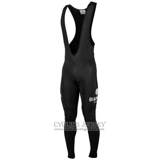 2019 Cycling Jersey Bianchi Milano Xd Black Gray Long Sleeve And Bib Tight